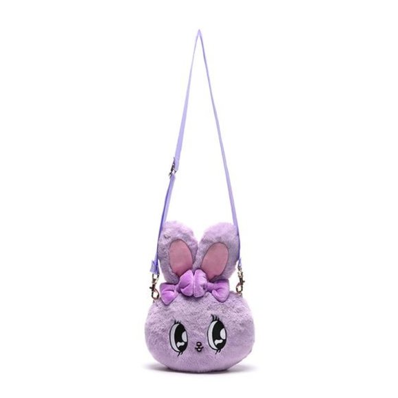 Esther Bunny x Daylife purple plush shoulder bag - Picture 6 of 16